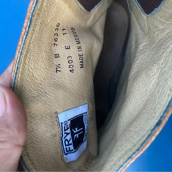 Frye Tan Leather Ankle Boots - Picture 6 of 6